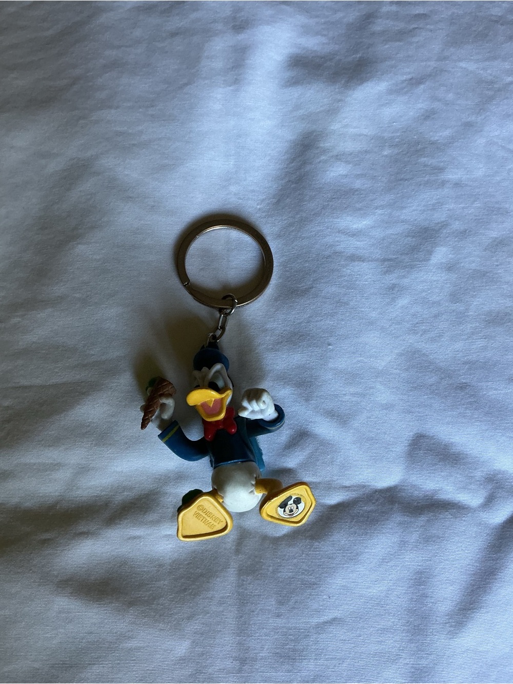 Disney Donald Duck Blue & Yellow Keychain